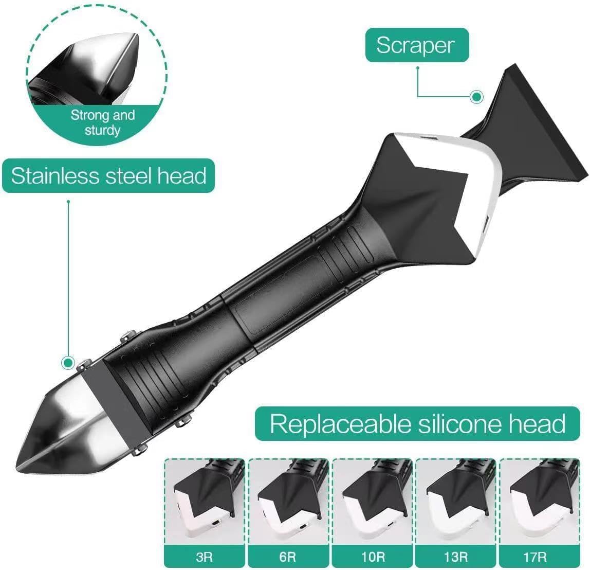 11Pcs 3 in 1 Silicone Caulking Tools